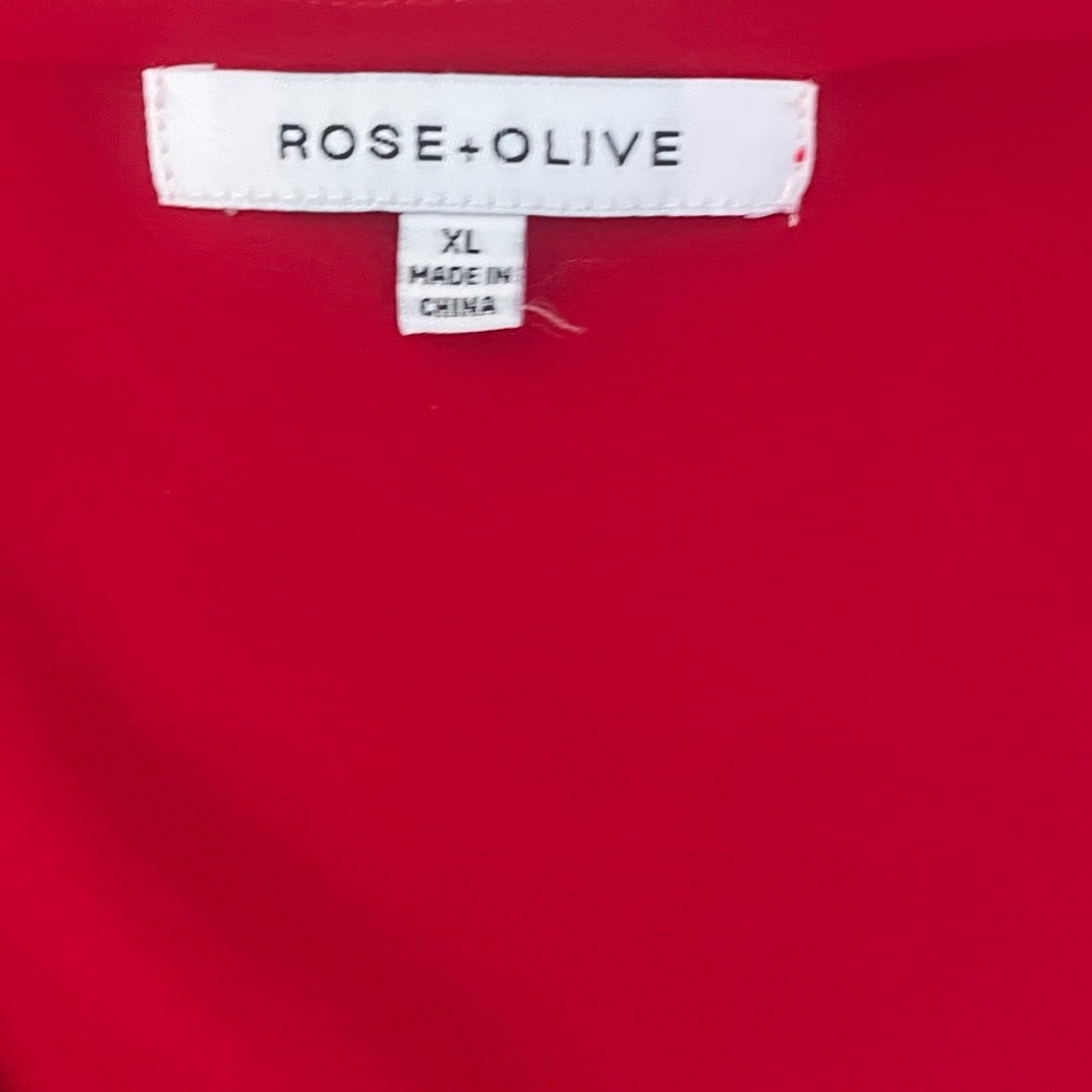 Rose + Olive Parallel Universal Thread Tops Valen… - image 3
